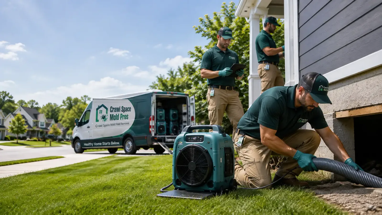 Crawl Space Mold Removal in Blairsburg, IA